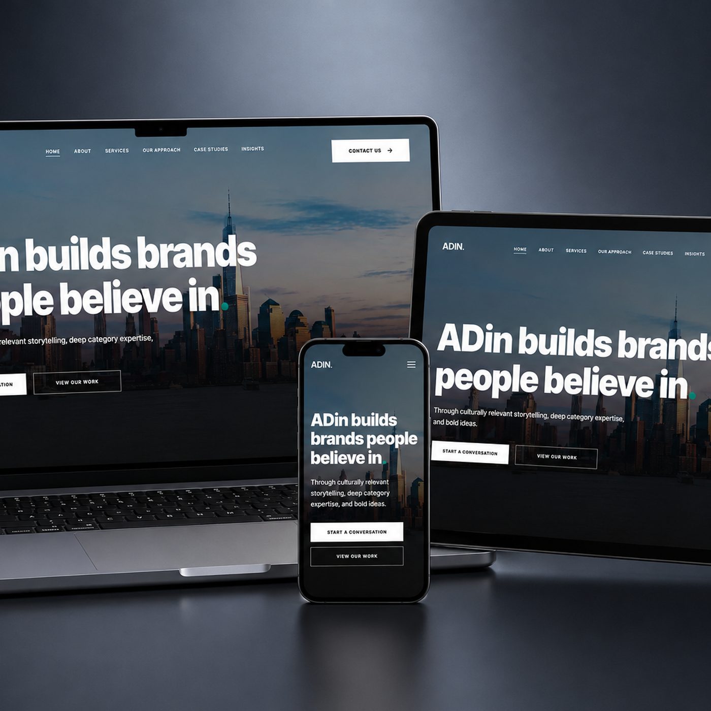 A premium digital home for decades of work
